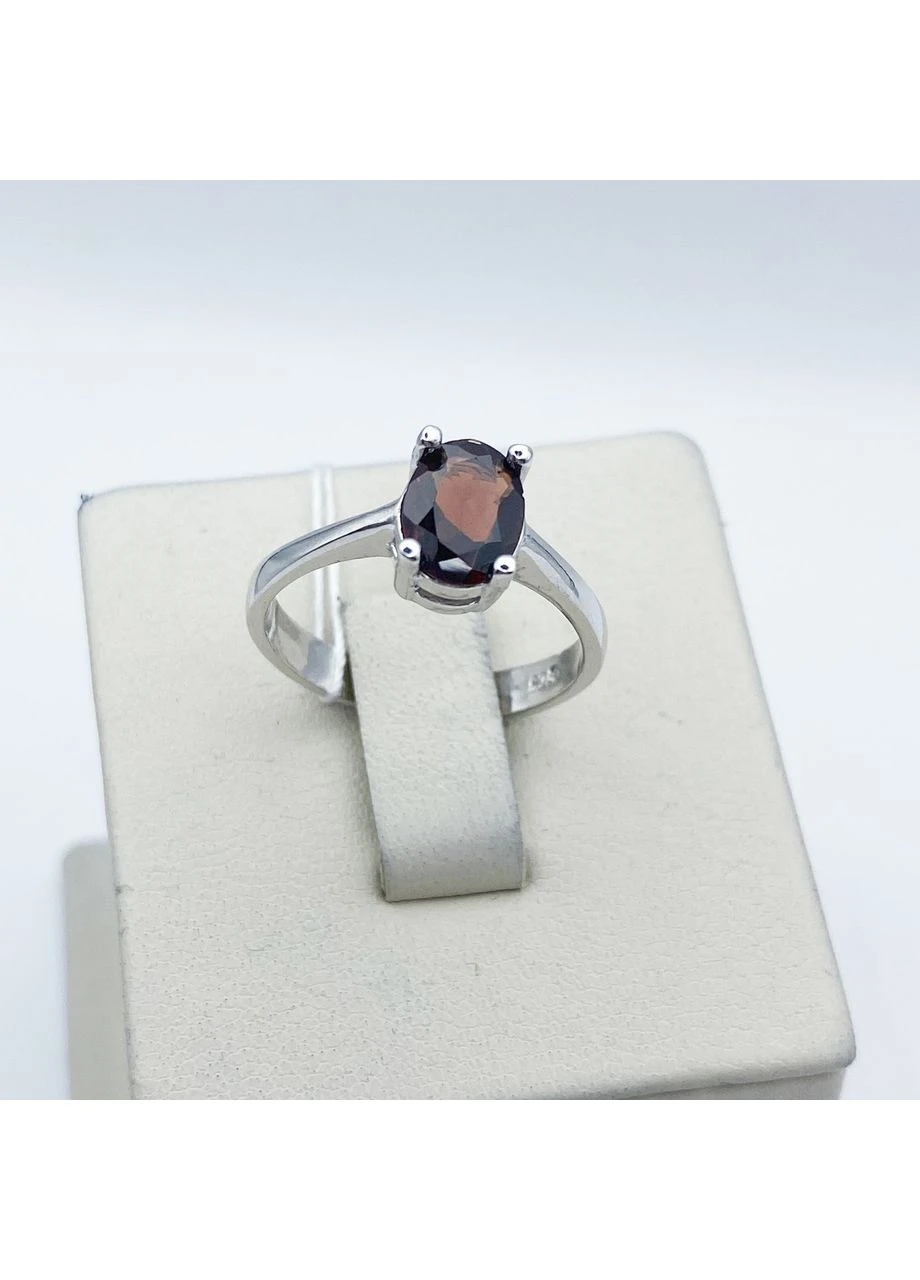 Кольцо серебряное с гранатом 18 2,45 г No Brand (369737036)