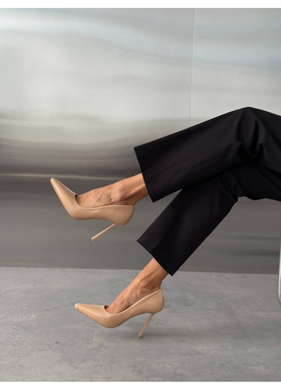 Helen Элегантные туфли на высоком каблуке бежевый з искусственная кожа, украина — (353966506)