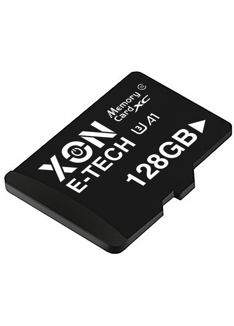 Карта пам'яті XON microSDXC 128GB Class 30 (A1) UHS-I/U3 + SD adapter (MCXC3128BA 0397) Чорна XON E-Tech (331890519)