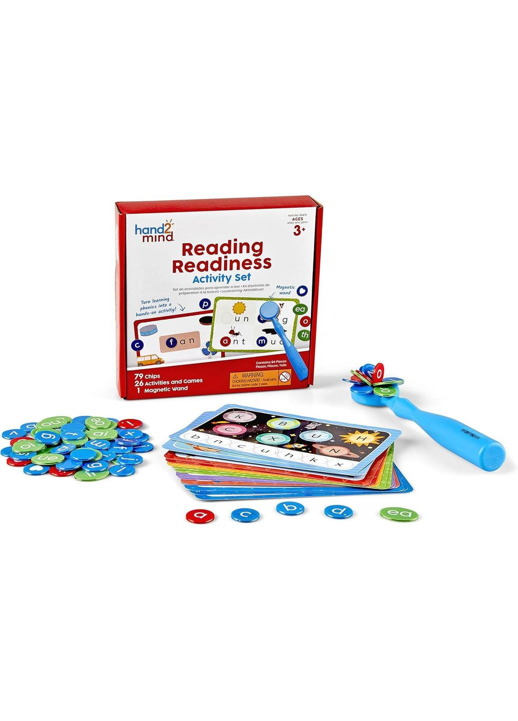 Магнітний набір "Готовність до читання. Англійська мова" Reading Readiness Activity Set hand2mind (342374330)