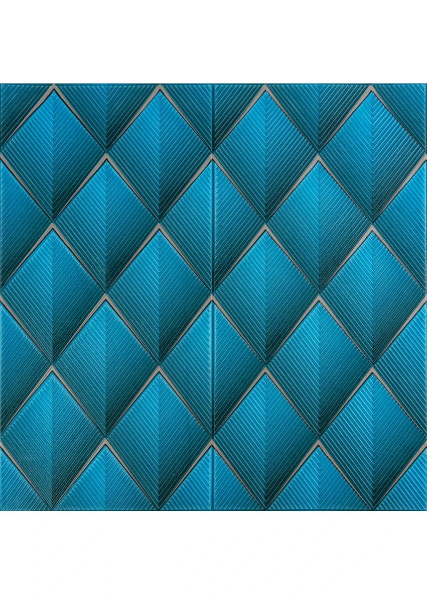 Панель стеновая 3D 700х700х4мм Ромб синий SW-00001985 Sticker Wall (379981978)