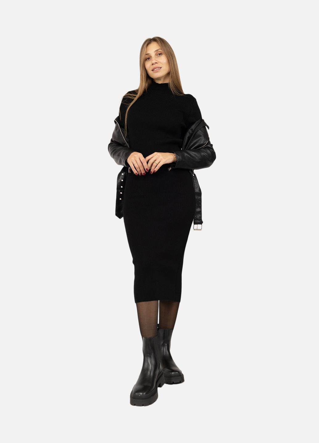 Черное женское платье карандаш цвет черный cb-00261057 Miss rounge