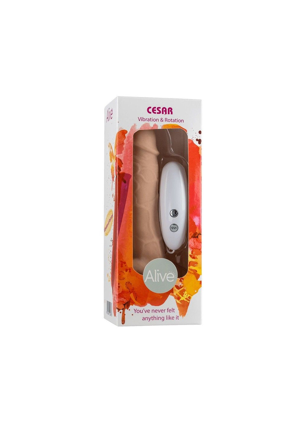 Фалоімітатор Cesar Vibro Plus FutureSkyn з вібрацією і ротацією Alive (316252225)