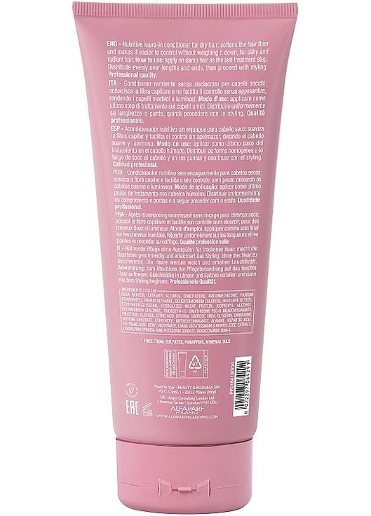 Незмивний кондиціонер Semi Di Lino Moisture Nutritive Leave-In Conditioner 1000ml (68369-62903) Alfaparf (368628782)