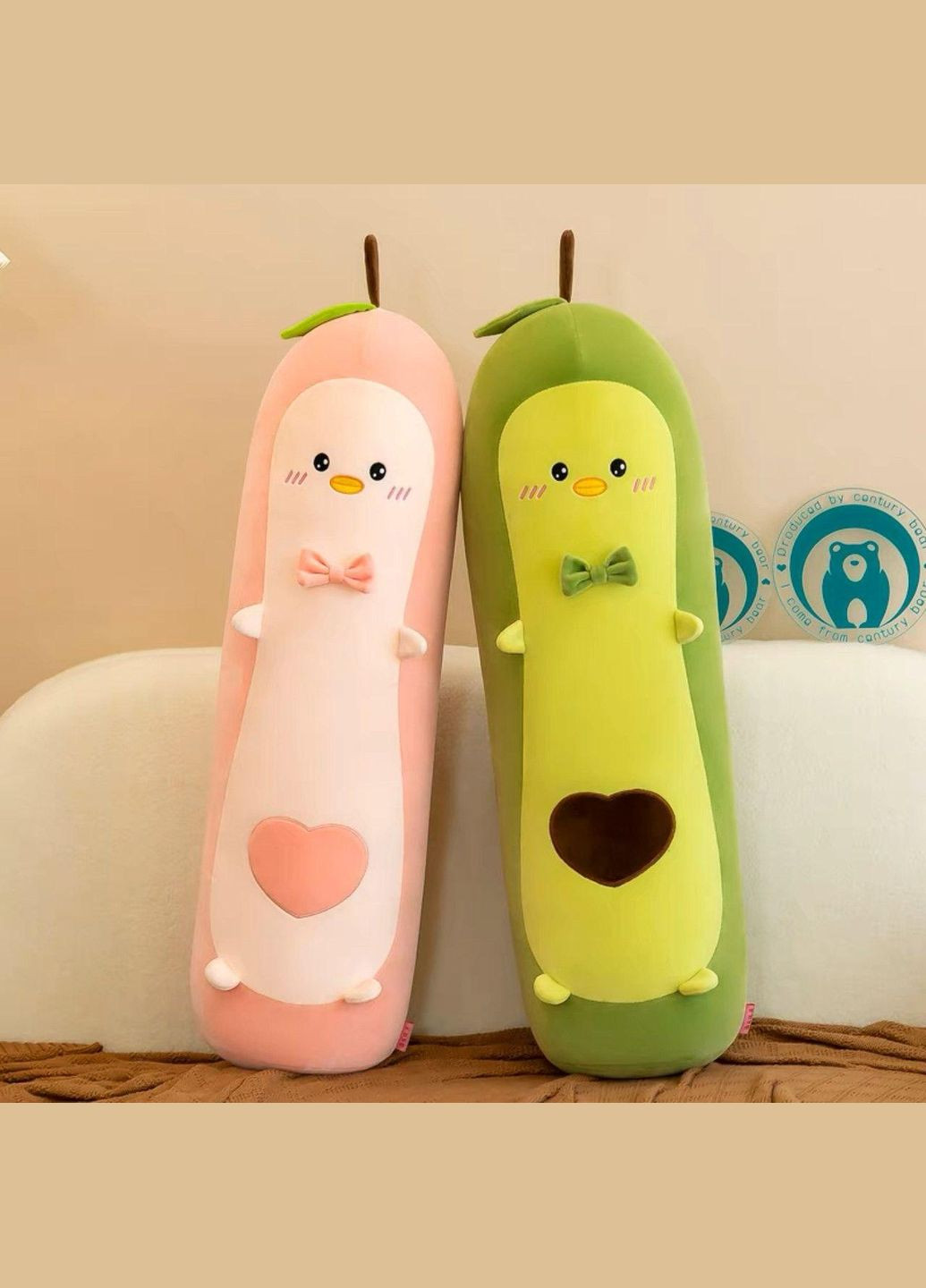 М'яка іграшка Авокадо, Авокадо батон, Плюшева іграшка авокадо, Подушка авокадо КІМ (303137206)