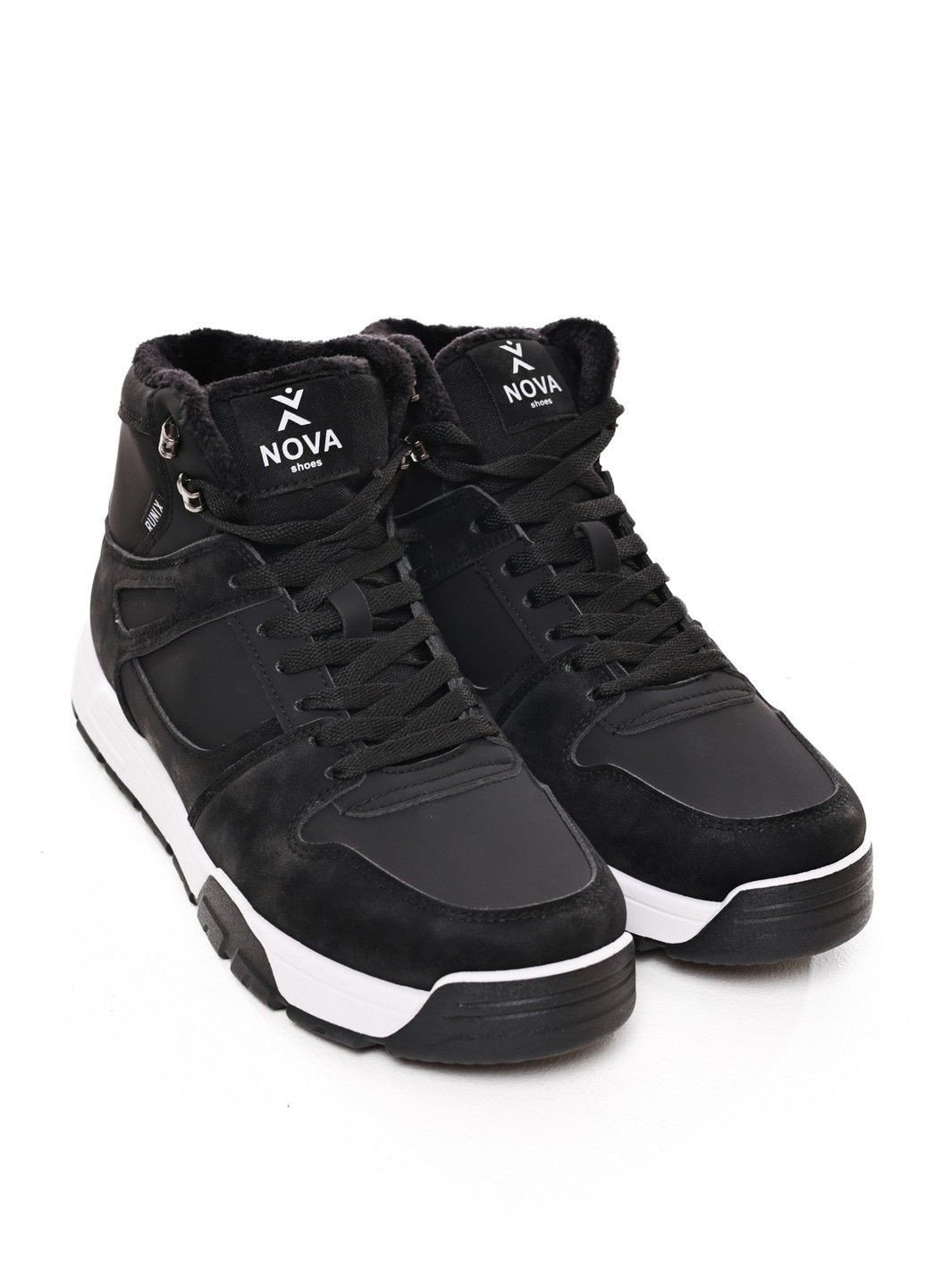 Черные кроссовки мужские NOVA SHOES
