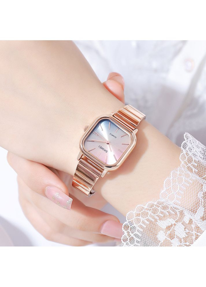 Годинники 2190RG рожевого золота жіночі кварцові стрілочні для повсякденного використання стильні ProDobro (367266893)