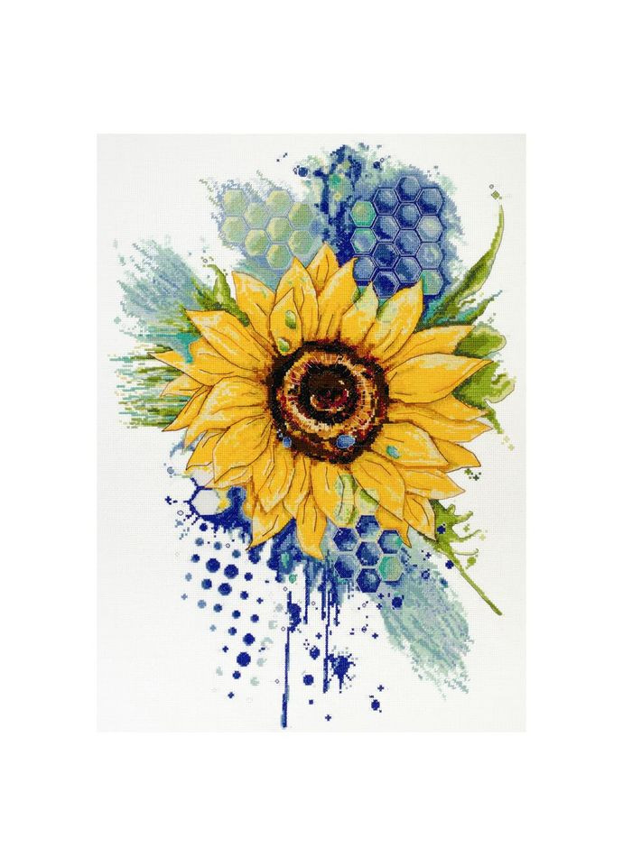 Набор для вышивки крестиком "Цвет Солнца" AH-182 41х21 см No Brand (330605435)