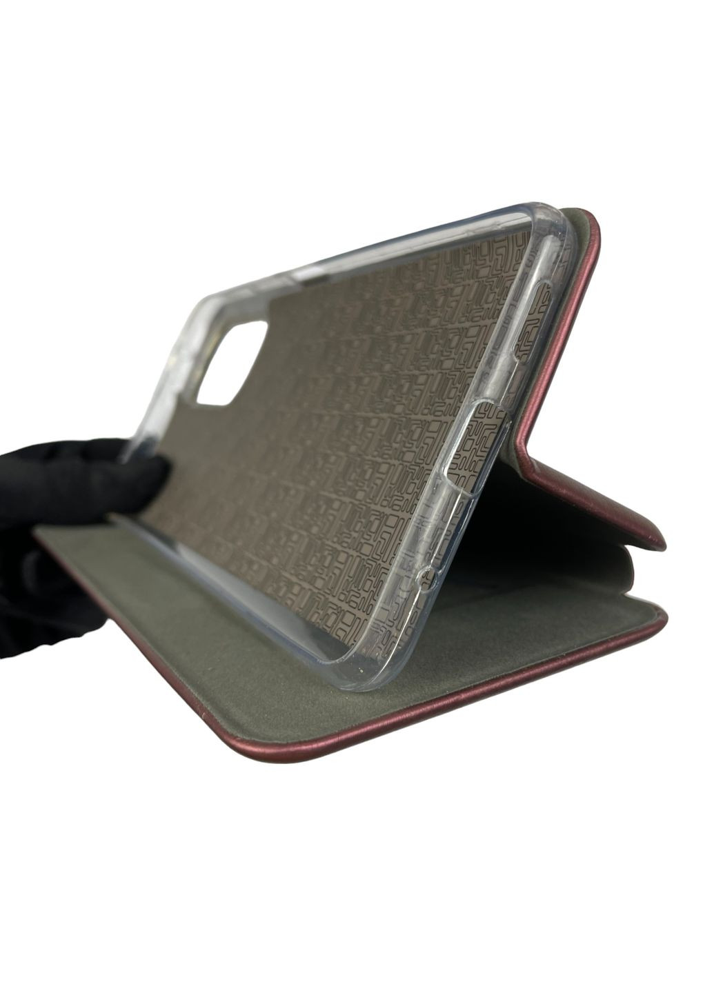 Чохол-книжка для Redmi Note 10 Pro з підставкою на сяомі редмі нот 10 про бордова gd1 Xiaomi (366021231)