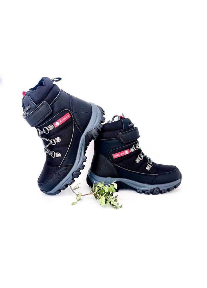 Черные зимние ботинки 33 г 21 см черный артикул з184 Jong Golf