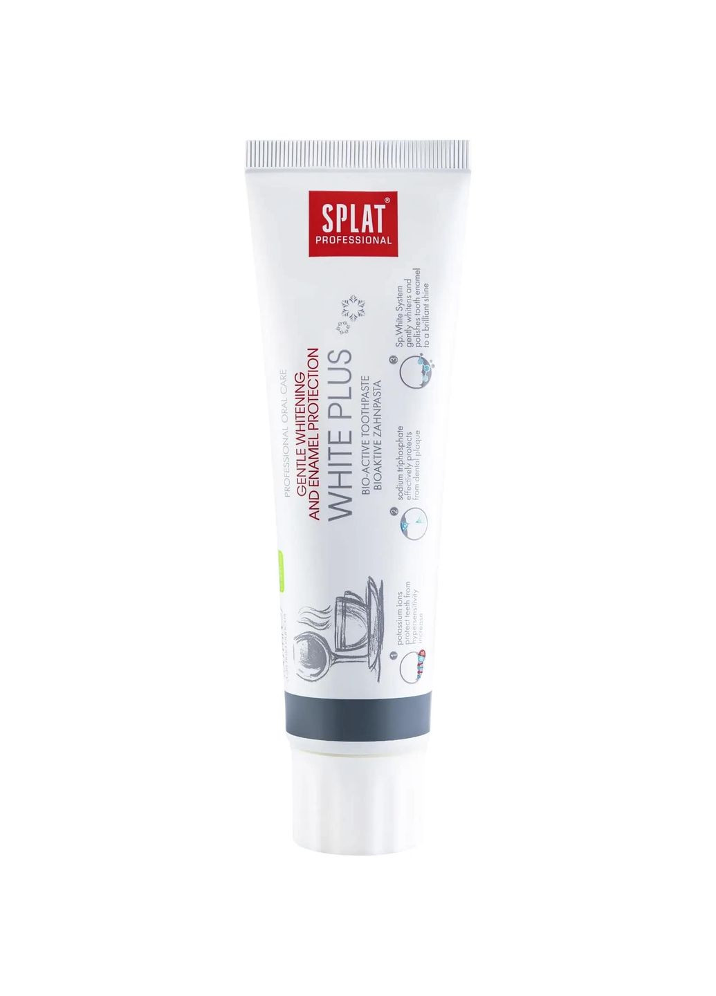 Зубная паста Professional Отбеливание плюс, 100 мл Splat 7640168930134 (335030601)
