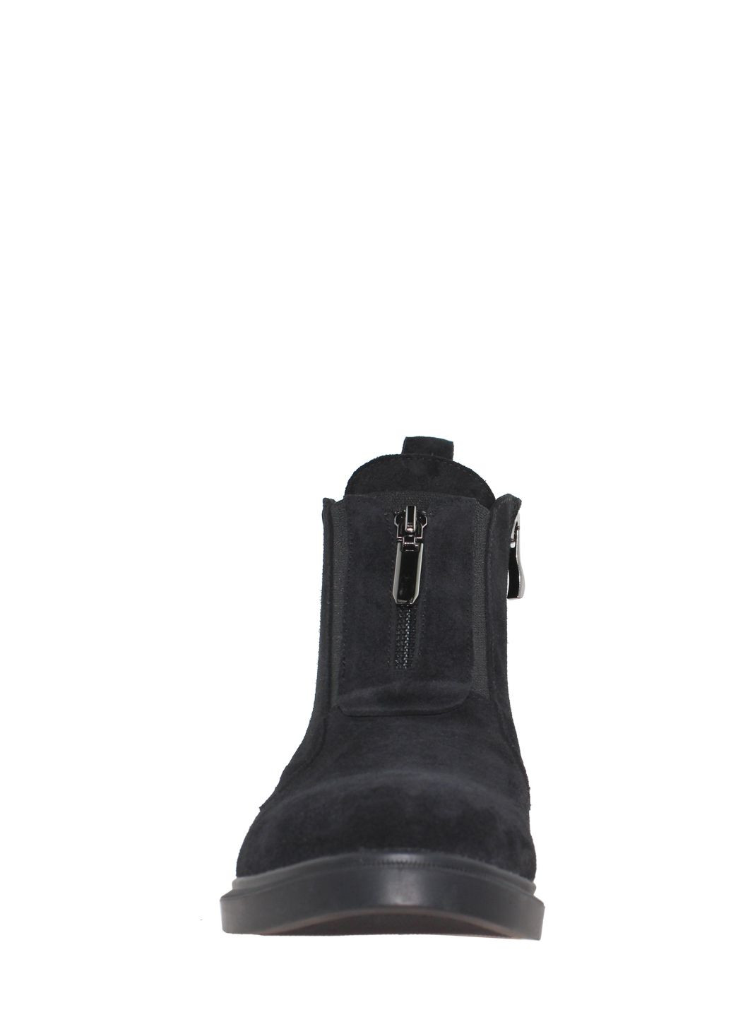 Осенние ботинки aд-17-11 черный Alvista из натуральной замши