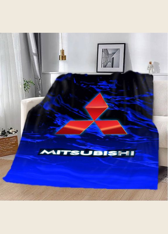 Плед 3D MITSUBISHI blue 12783 135х160 см FlexDress (364495176)