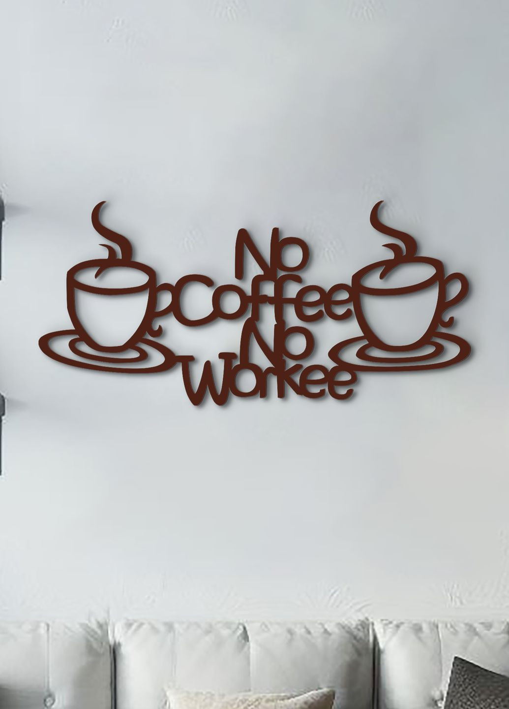 Сучасна картина на кухню, декор для кімнати "Ранкова кава", мінімалістичний стиль 80х40 см Woodyard (291843327)