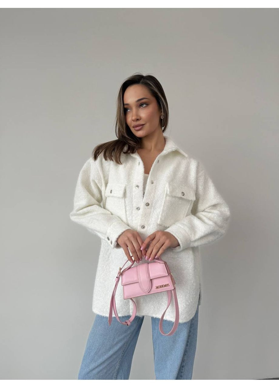 Жіноча куртка-сорочка букле Osoblyva (353685835)