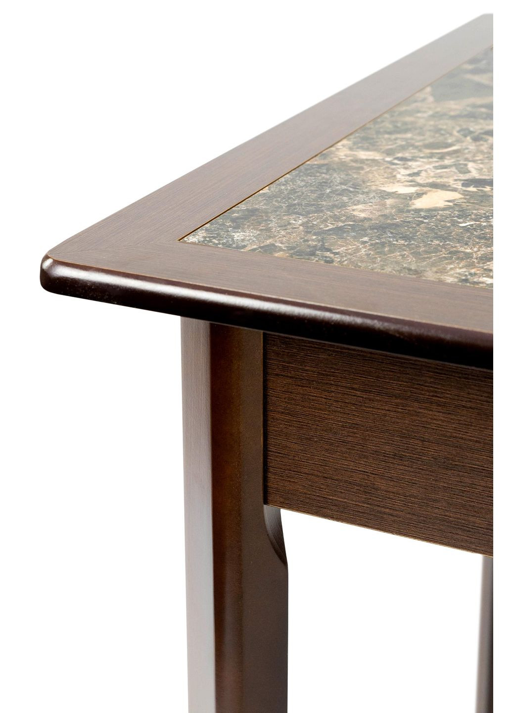 Стіл-трансформер кухонний розкладний DELI Темний горіх/Кераміка 855416-02 855416 Comfort Line (355467947)