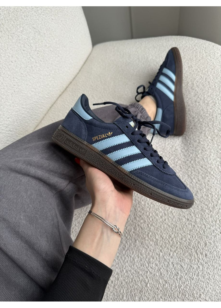 КРОСІВКИ ЖІНОЧІ ADIDAS SPEZIAL BLACK / BLUE АДІДАС СПЕЦІАЛ No Brand чорні демісезони (367168884)