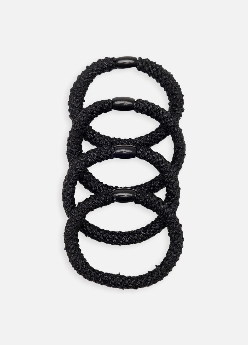 Набор резинок для волос, женские цвет черный CB-00267110 Yuki (323142777)