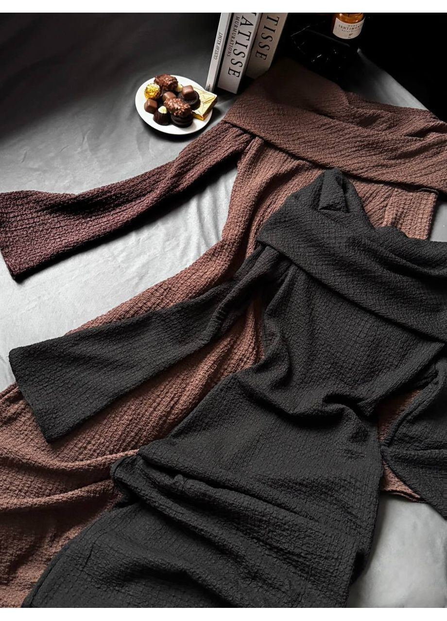 Чорна кежуал сукня жіноча No Brand однотонна