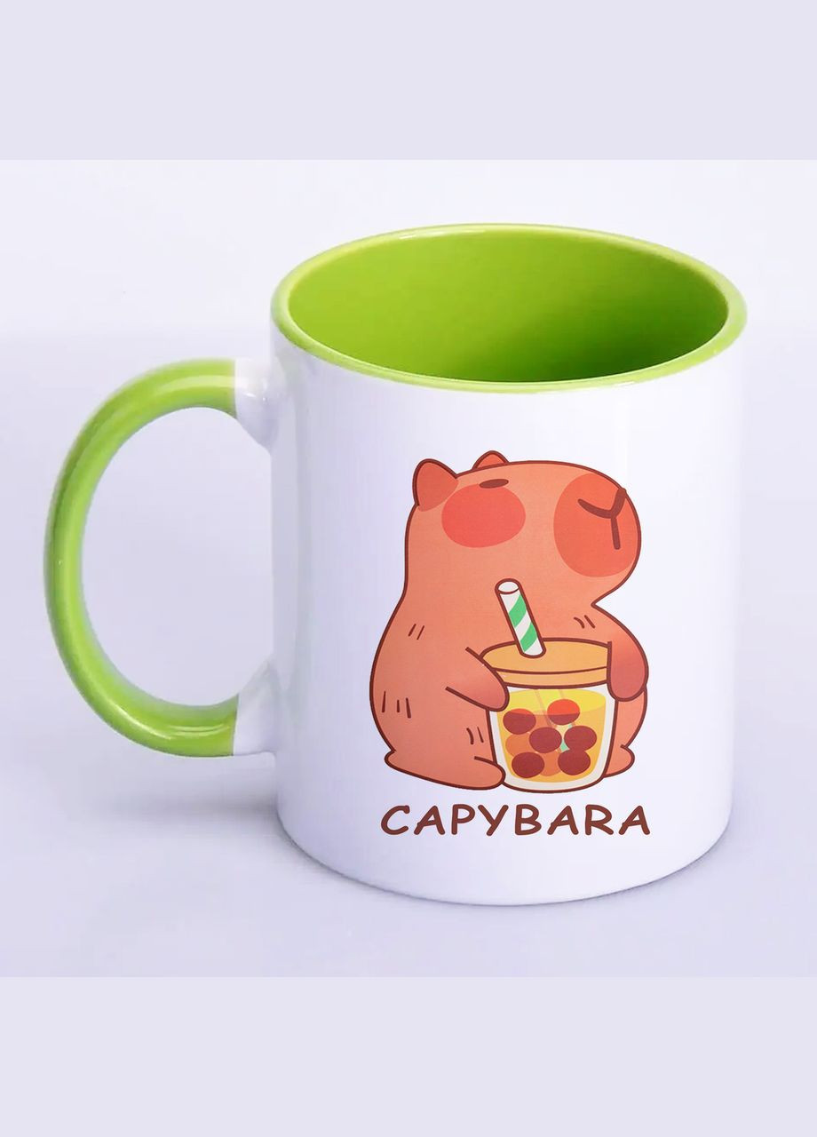 Чашка з друком "Капібара" 330 мл ( ) (23921) No Brand (324252326)