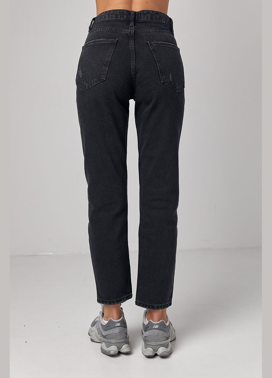 Укороченные женские джинсы МОМ Lurex - (300914727)