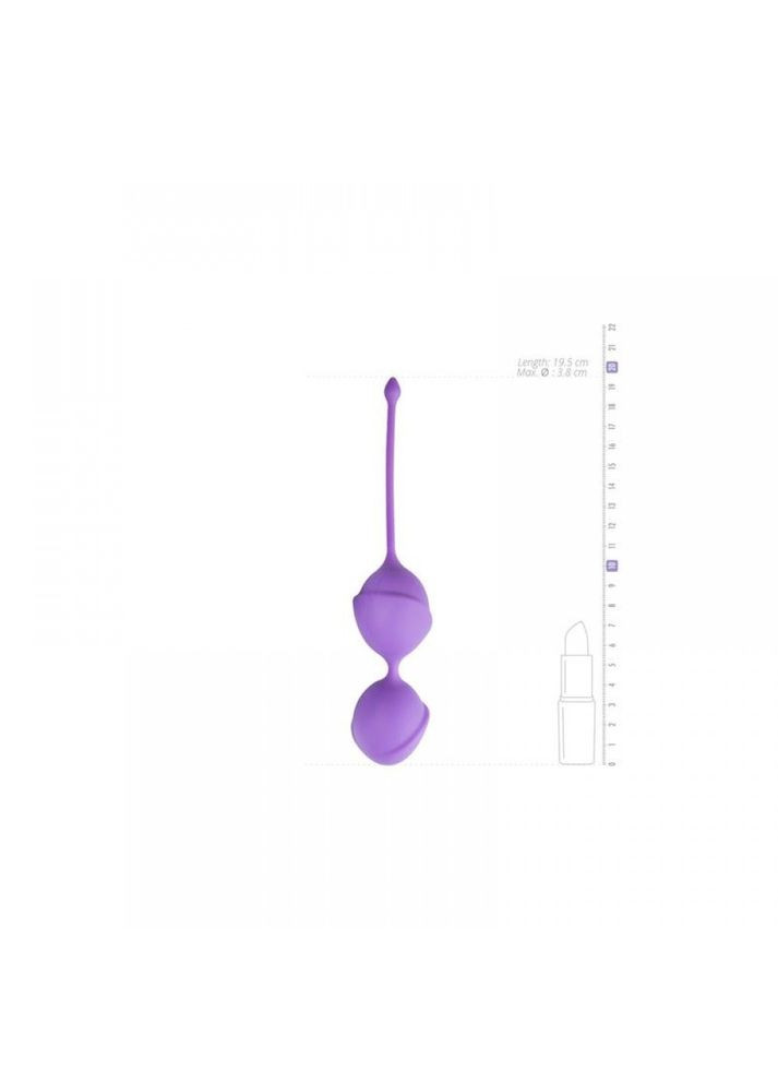Вагинальные шарики двойные Purple Double Vagina Balls EasyToys (331168540)