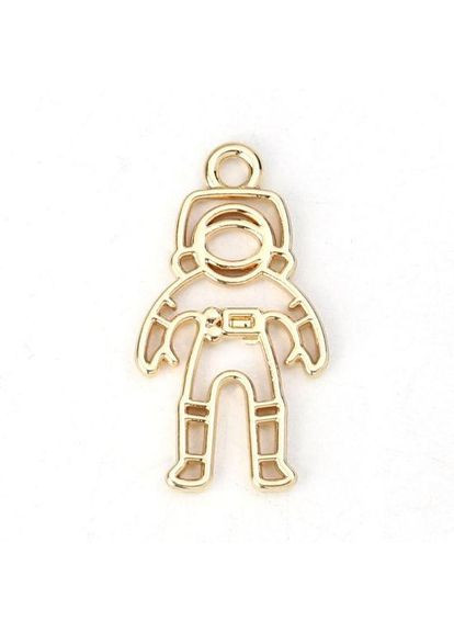 Підвіска Кулон космонавт астронавт скафандр рамка Золотий 27 мм x 15 мм Finding (328943038)