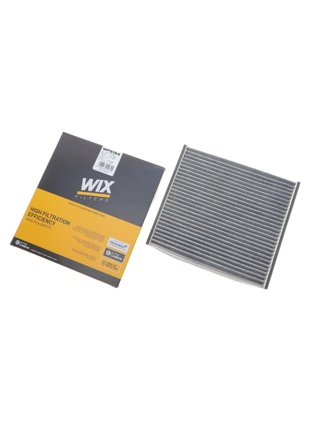 Фильтр салона угольный SUBARU LEGACY III, OUTBACK II,TOYOTA RAV 4 II WP9193 WIX Filters (366168576)