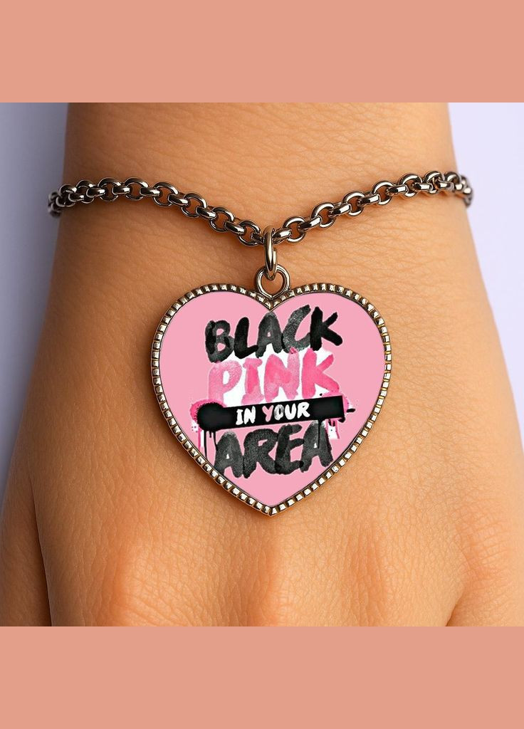 Браслет k pop BLACKPINK #001 (серце) No Brand (329330510)