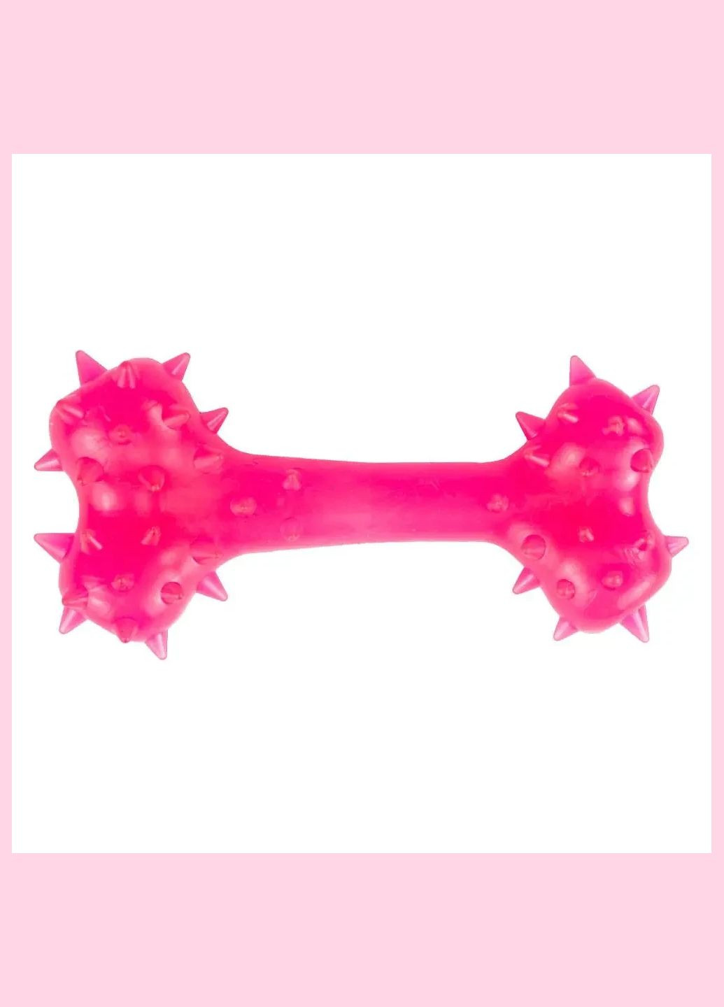 Іграшка для собак кістка "" 8см, рожева AGILITY (278309678)