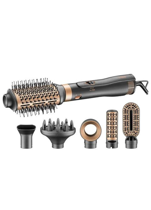 Фен стайлер для укладання волосся 6 в 1, 1000 Вт + 6 насадок V-491 / Фен-щітка для завивання волосся VGR (311309202)