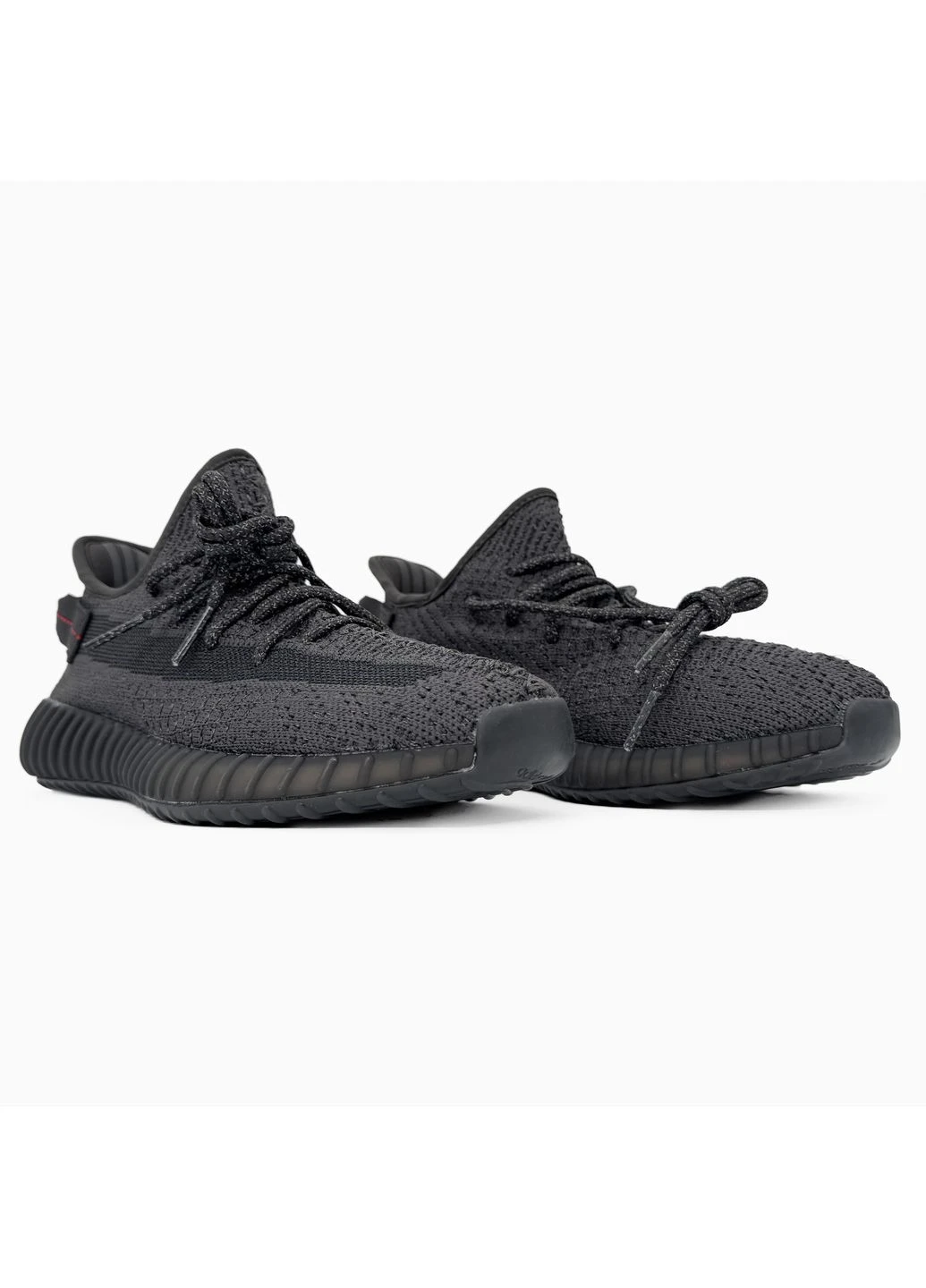 Чорні літні кросівки adidas yeezy boost v2, black reflective адідас ізі буст No Brand