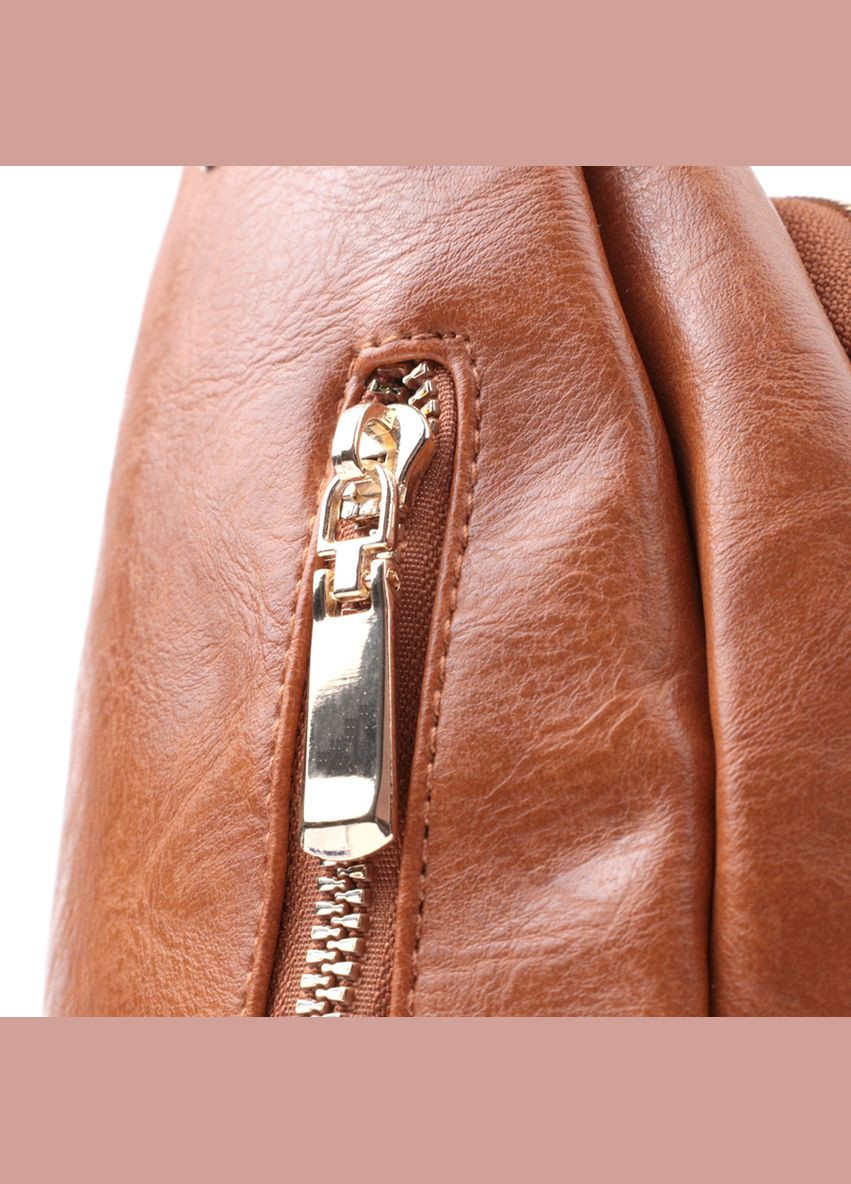 Небольшая женская сумка с одной лямкой через плечо из гладкой экокожи 22767 Vintage (329151944)