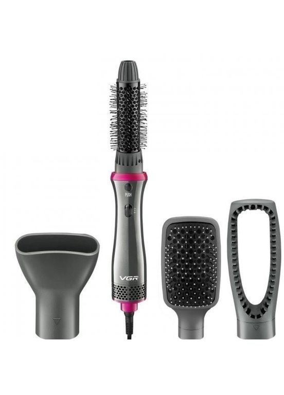 Професійний фен-стайлер для волосся V-408 4в1 700 W / Фен-гребінець VGR (336381379)