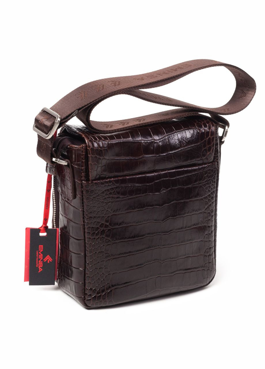 Чоловіча сумка шкіряна коричнева 6069-4-3 Eminsa (261481784)