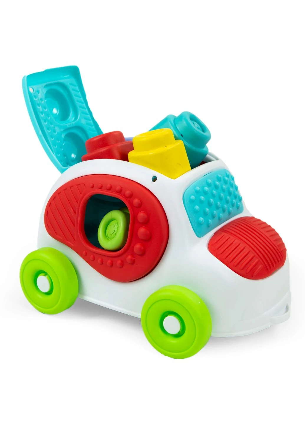 Машинка с конструктором "Sensory Car", серия "Soft Clemmy", 8 деталей (17315) Clementoni (389086041)