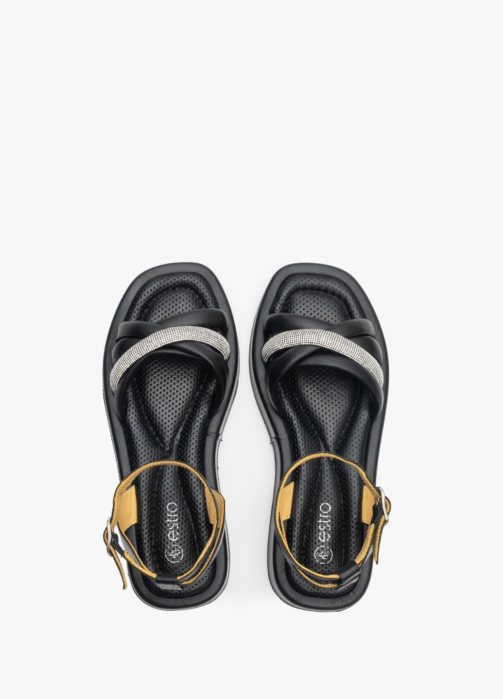 Сандалі, колір чорний Estro (299775798)