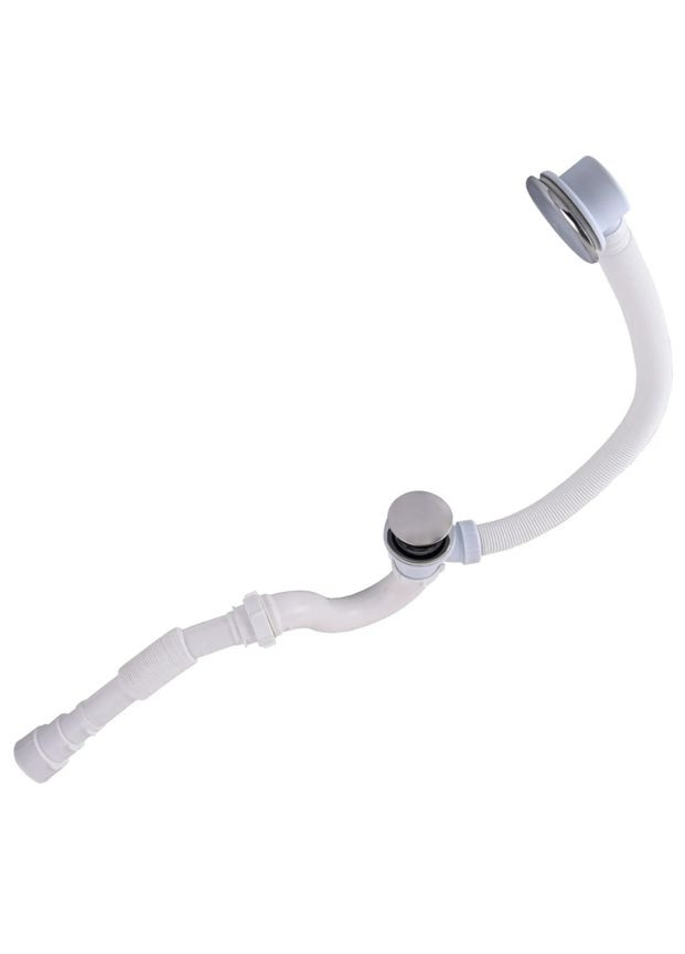 Сифон для ванны Click-Clack с гибкой трубой 32/40/50 (А-14089) Waterstal 064867 (371137194)
