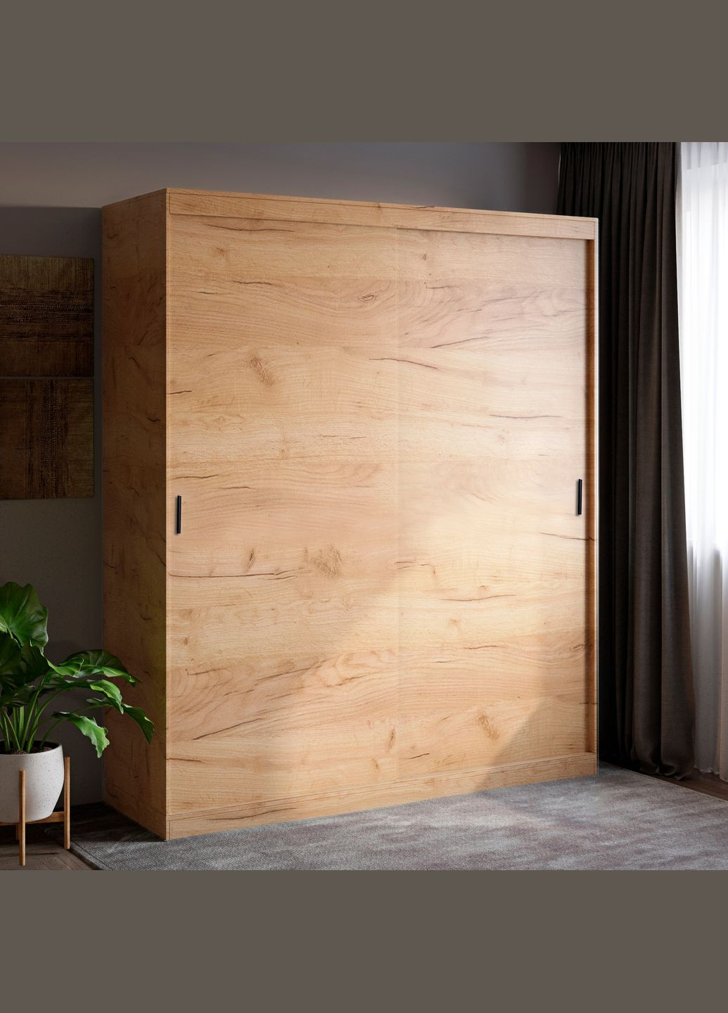 Шафа-купе Соната 1800 дводверна 180х60х217 (EVR-2670) Еверест (324066439)