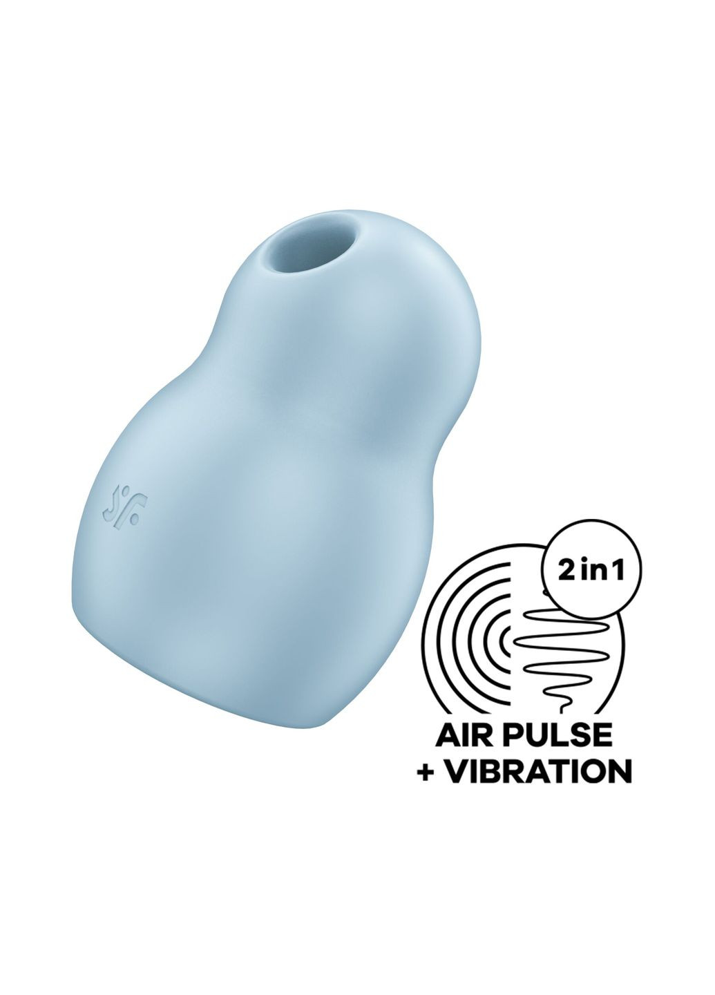 Вакуумний стимулятор з вібрацією Pro To Go 1 Blue Satisfyer (369779818)