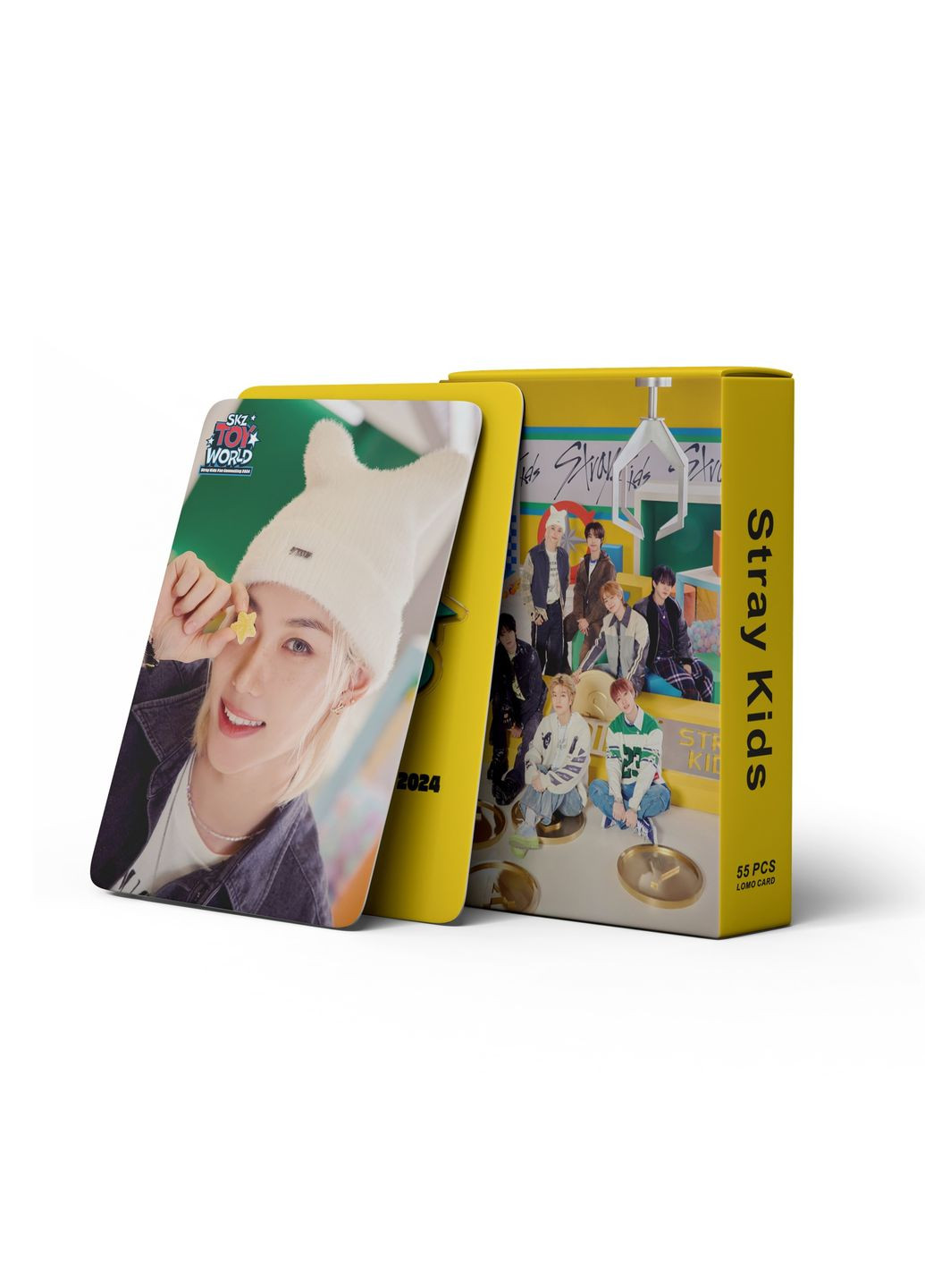Набор голографических кпоп карт Stray Kids Toy World skz ( 55 шт ) No Brand (327798245)