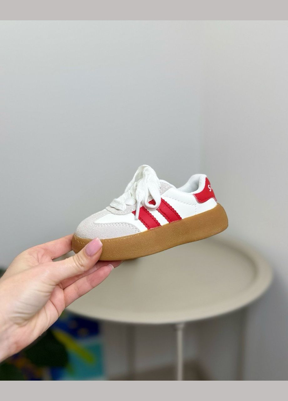 Білі всесезонні дитячі кросівки білі 1323 No Brand