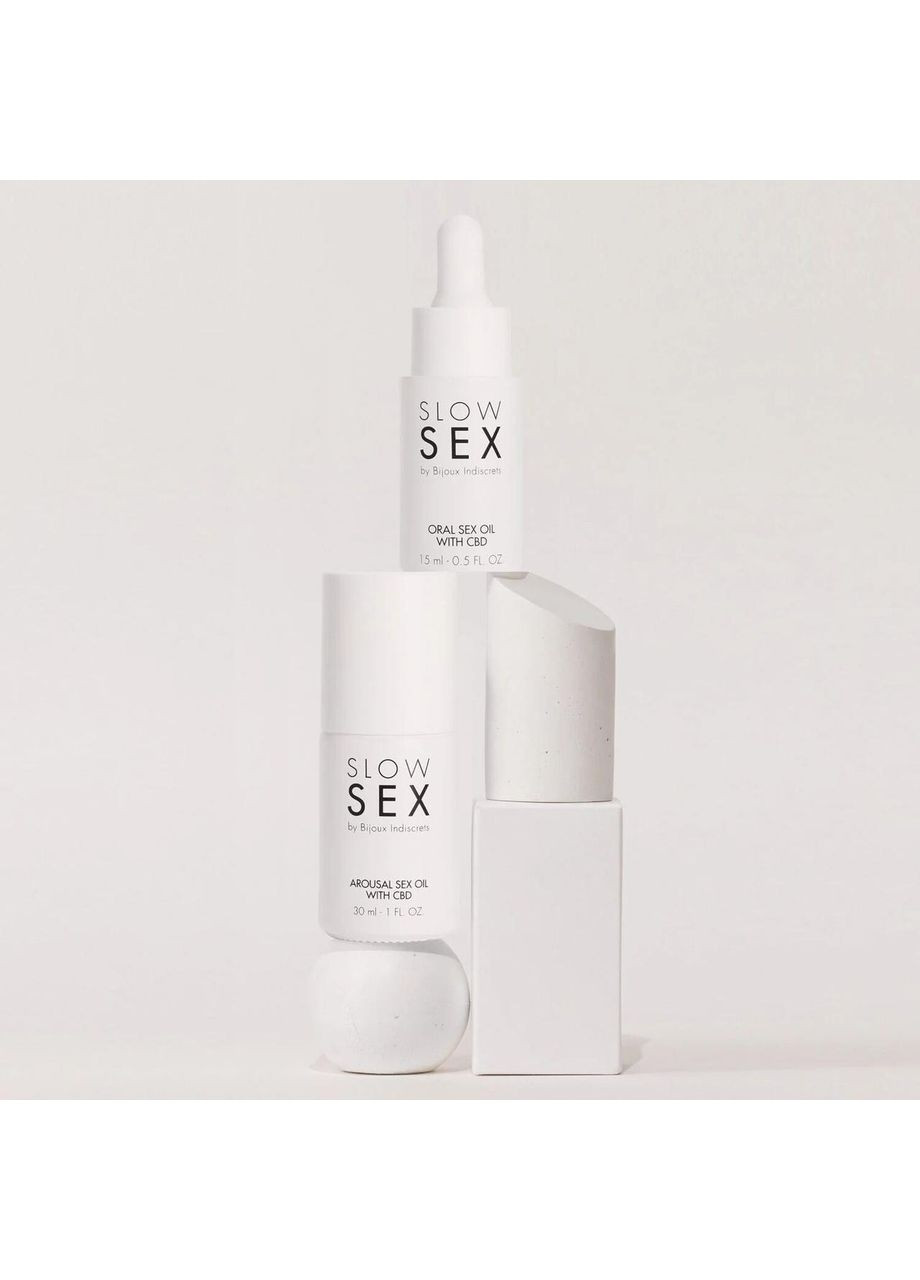 Масло для орального секса Slow Sex Oral Sex Oil CBD (15 мл) Bijoux Indiscrets (367723552)