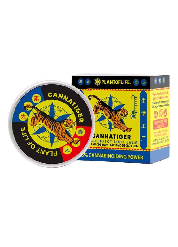 Бальзам Cannatiger Cold Effect 300 мг CBD + 60 мг CBG (12 мл) No Brand (317776751)