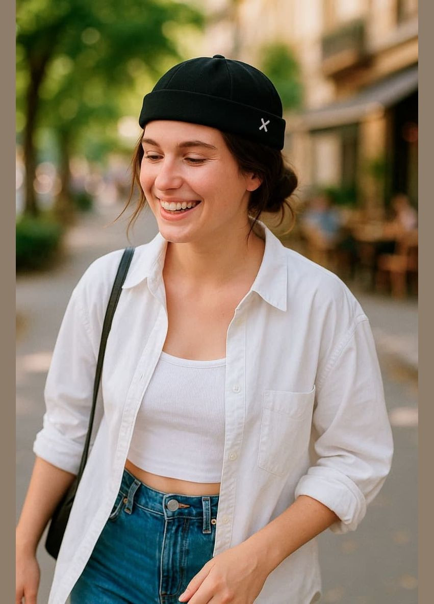 Кепка без козырька 02121-BK No Brand (341383078)