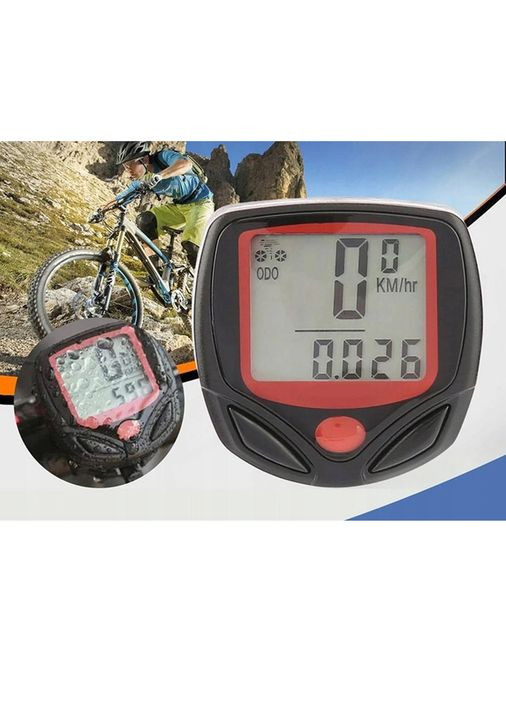 Велокомпьютер SB-318/2016, подсветка дисплея, 15 функций Sunding (370843649)