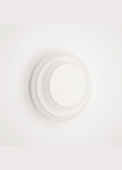 Світильник настінний світлодіодний, бра GEOMETRIA ROUND 12 W R185 WHITE 220V IP20 Luminaria (329440142)
