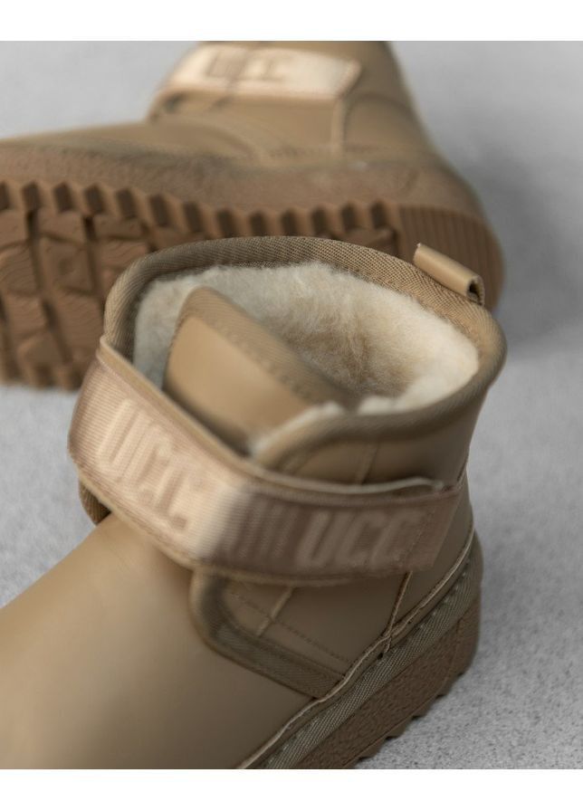 Кофейные демисезонные детские уги beg No Brand