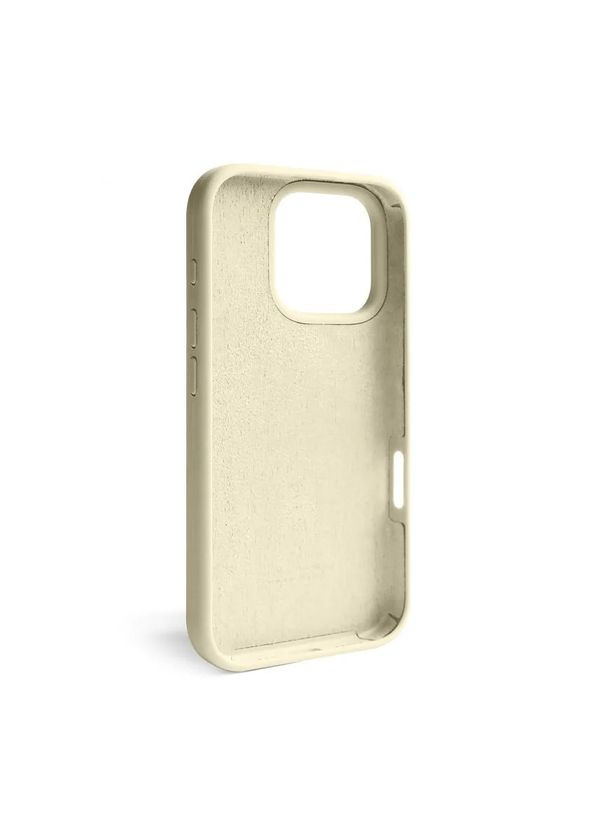 Силиконовый чехол для Apple iPhone молочный No Brand 16 Pro (393449956)