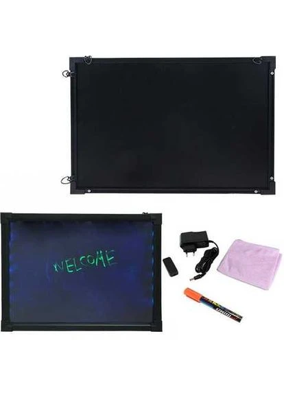 Борд, що світиться, LED дошка FLUORECENT BOARD 40*60 c фломастером і серветкою Digital (388599886)